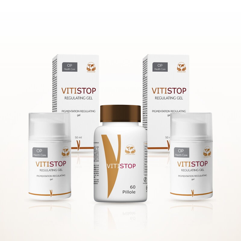2 × Vitistop Gel 50 ml + Vitistop 60 pillole in omaggio