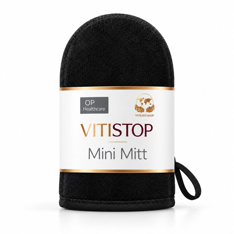 Mini guanto Vitistop per viso, mani e piccole macchie di vitiligine